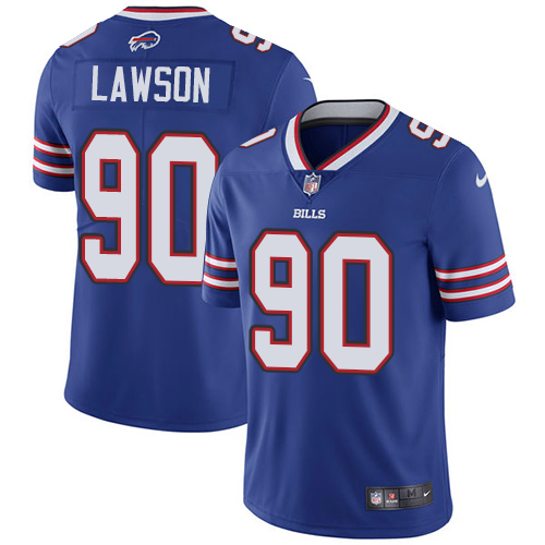 Nike Bills #90 Shaq Lawson Royal Blue Team Color Youth Stitched NFL Vapor Untouchable Limited Jersey