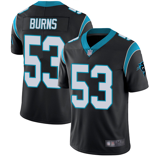 Nike Panthers #53 Brian Burns Black Team Color Youth Stitched NFL Vapor Untouchable Limited Jersey
