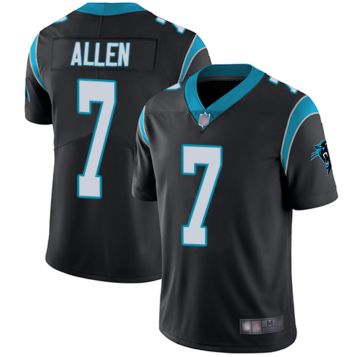 Nike Panthers #7 Kyle Allen Black Team Color Youth Stitched NFL Vapor Untouchable Limited Jersey