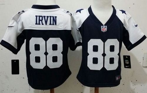 Toddler Nike Cowboys #88 Michael Irvin Navy Blue Thanksgiving Stitched NFL Elite Jersey