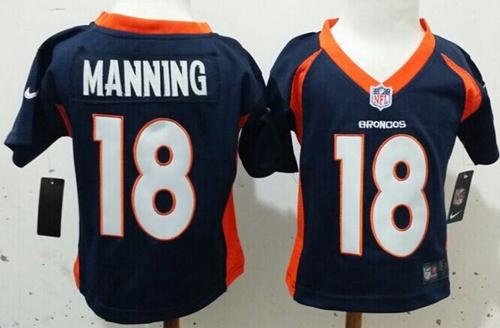 Toddler Nike Broncos #18 Peyton Manning Navy Blue Alternate Stitched NFL Elite Jersey Toddler Nike Broncos #18 Peyton Manning Navy Blue Alternate Stitched NFL Elite Jersey