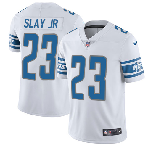 Nike Lions #23 Darius Slay Jr White Youth Stitched NFL Vapor Untouchable Limited Jersey