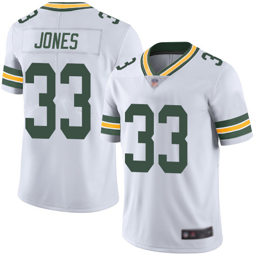 Nike Packers #33 Aaron Jones White Youth Stitched NFL Vapor Untouchable Limited Jersey