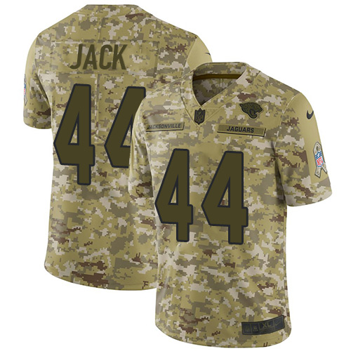 Nike Jaguars #44 Myles Jack Camo Youth Stitched NFL Limited 2018 Salute to Service Jersey