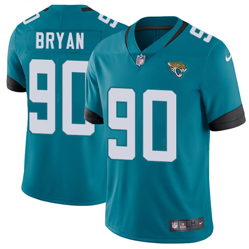 Nike Jaguars #90 Taven Bryan Teal Green Alternate Youth Stitched NFL Vapor Untouchable Limited Jersey