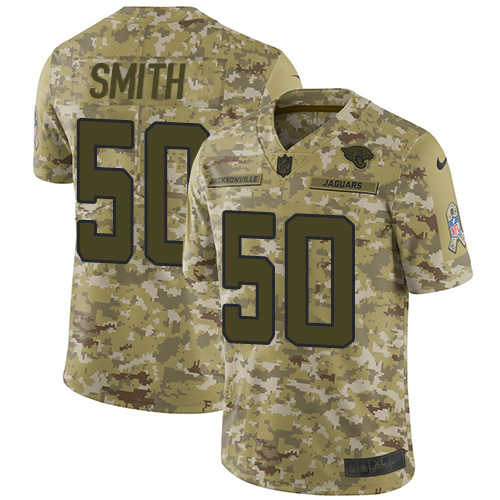 Nike Jaguars #50 Telvin Smith Camo Youth Stitched NFL Limited 2018 Salute to Service Jersey