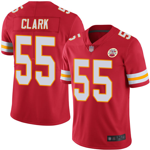 Nike Chiefs #55 Frank Clark Red Team Color Youth Stitched NFL Vapor Untouchable Limited Jersey