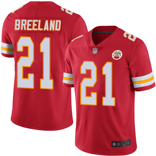 Nike Chiefs #21 Bashaud Breeland Red Team Color Youth Stitched NFL Vapor Untouchable Limited Jersey