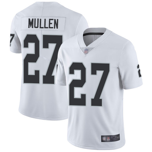 Nike Raiders #27 Trayvon Mullen White Youth Stitched NFL Vapor Untouchable Limited Jersey
