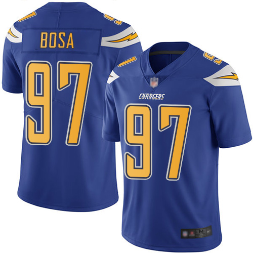 Nike Chargers #97 Joey Bosa Electric Blue Youth Stitched NFL Limited Rush Jersey Nike Chargers #97 Joey Bosa Electric Blue Youth Stitched NFL Limited Rush Jersey