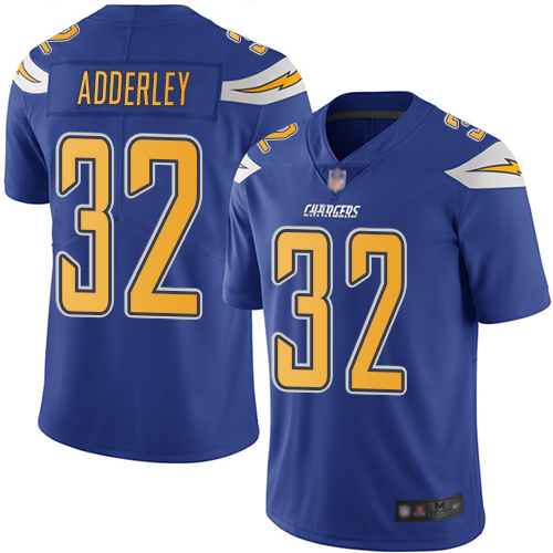 Nike Chargers #32 Nasir Adderley Electric Blue Youth Stitched NFL Limited Rush Jersey Nike Chargers #32 Nasir Adderley Electric Blue Youth Stitched NFL Limited Rush Jersey