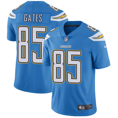 Nike Chargers #85 Antonio Gates Electric Blue Alternate Youth Stitched NFL Vapor Untouchable Limited Jersey Nike Chargers #85 Antonio Gates Electric Blue Alternate Youth Stitched NFL Vapor Untouchable Limited Jersey