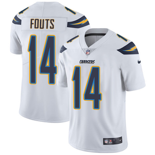 Nike Chargers #14 Dan Fouts White Youth Stitched NFL Vapor Untouchable Limited Jersey Nike Chargers #14 Dan Fouts White Youth Stitched NFL Vapor Untouchable Limited Jersey