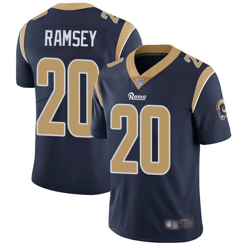Nike Rams #20 Jalen Ramsey Navy Blue Team Color Youth Stitched NFL Vapor Untouchable Limited Jersey