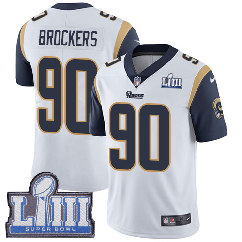 Nike Rams #90 Michael Brockers White Super Bowl LIII Bound Youth Stitched NFL Vapor Untouchable Limited Jersey