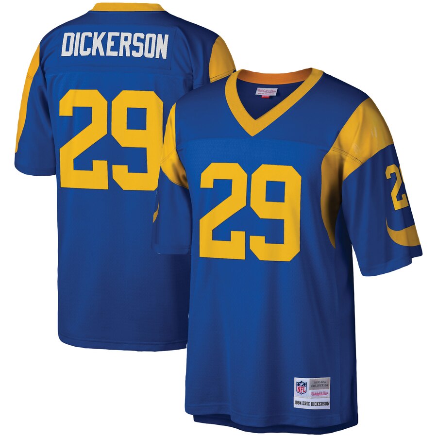 Youth Los Angeles Rams #29 Eric Dickerson Mitchell & Ness Royal 1984 Legacy Retired Player Jersey Youth Los Angeles Rams #29 Eric Dickerson Mitchell & Ness Royal 1984 Legacy Retired Player Jersey