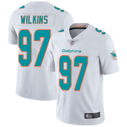 Nike Dolphins #97 Christian Wilkins White Youth Stitched NFL Vapor Untouchable Limited Jersey