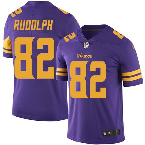 Nike Vikings #82 Kyle Rudolph Purple Youth Stitched NFL Limited Rush Jersey Nike Vikings #82 Kyle Rudolph Purple Youth Stitched NFL Limited Rush Jersey