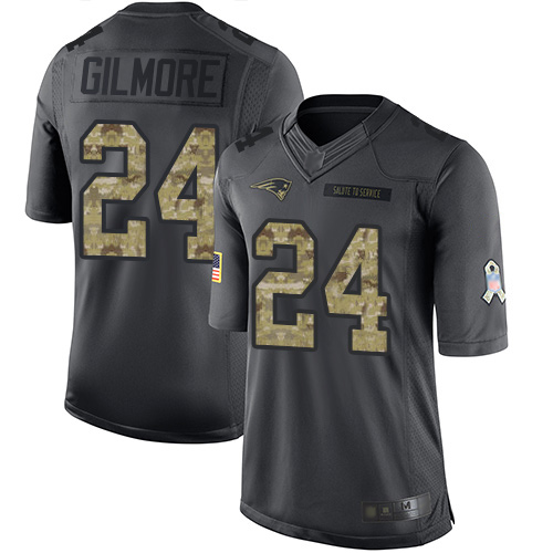Nike Patriots #24 Stephon Gilmore Black Youth Stitched NFL Limited 2016 Salute to Service Jersey Nike Patriots #24 Stephon Gilmore Black Youth Stitched NFL Limited 2016 Salute to Service Jersey
