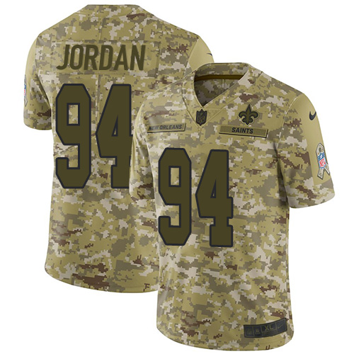 Nike Saints #94 Cameron Jordan Camo Youth Stitched NFL Limited 2018 Salute to Service Jersey Nike Saints #94 Cameron Jordan Camo Youth Stitched NFL Limited 2018 Salute to Service Jersey