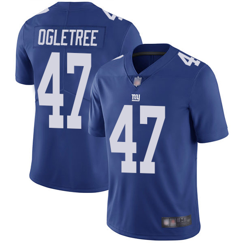 Nike Giants #47 Alec Ogletree Royal Blue Team Color Youth Stitched NFL Vapor Untouchable Limited Jersey