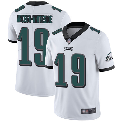 Nike Eagles #19 JJ Arcega-Whiteside White Youth Stitched NFL Vapor Untouchable Limited Jersey