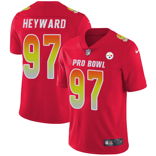 Nike Steelers #97 Cameron Heyward Red Youth Stitched NFL Limited AFC 2018 Pro Bowl Jersey Nike Steelers #97 Cameron Heyward Red Youth Stitched NFL Limited AFC 2018 Pro Bowl Jersey