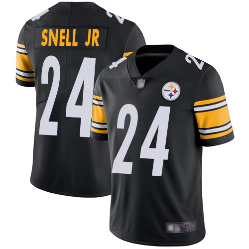 Nike Steelers #24 Benny Snell Jr. Black Team Color Youth Stitched NFL Vapor Untouchable Limited Jersey