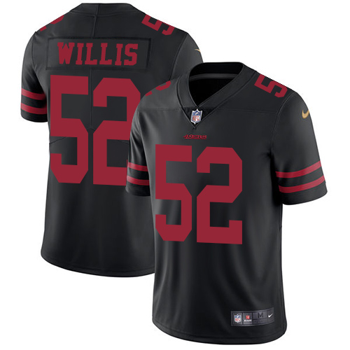 Nike 49ers #52 Patrick Willis Black Alternate Youth Stitched NFL Vapor Untouchable Limited Jersey Nike 49ers #52 Patrick Willis Black Alternate Youth Stitched NFL Vapor Untouchable Limited Jersey