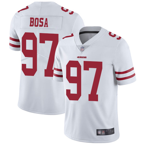 Nike 49ers #97 Nick Bosa White Youth Stitched NFL Vapor Untouchable Limited Jersey