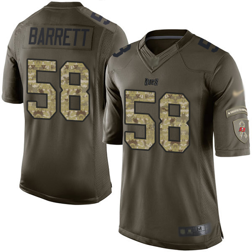 Nike Buccaneers #58 Shaquil Barrett Green Youth Stitched NFL Limited 2015 Salute to Service Jersey