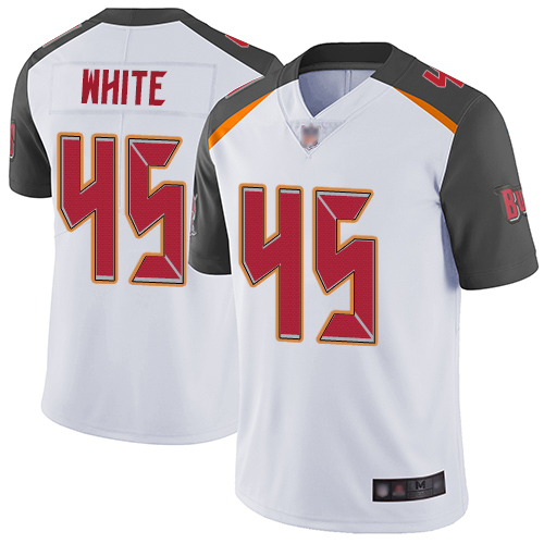 Nike Buccaneers #45 Devin White White Youth Stitched NFL Vapor Untouchable Limited Jersey