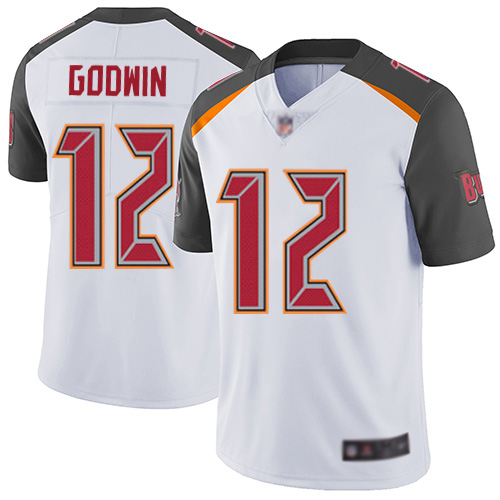 Nike Buccaneers #12 Chris Godwin White Youth Stitched NFL Vapor Untouchable Limited Jersey