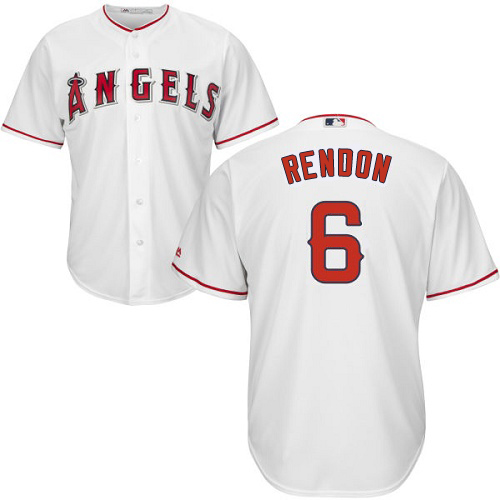 Angels #6 Anthony Rendon White Cool Base Stitched Youth MLB Jersey