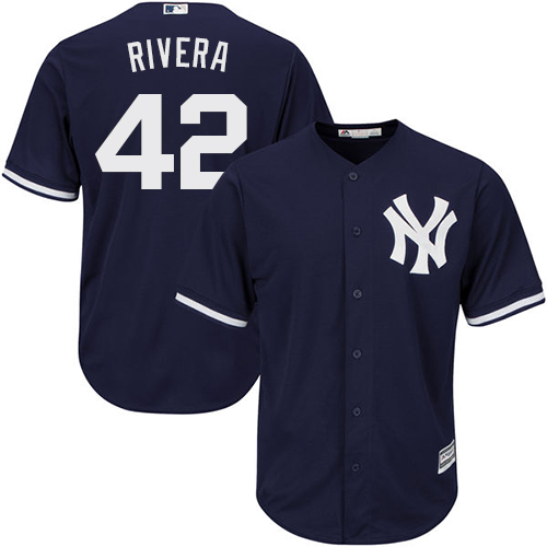 Yankees #42 Mariano Rivera Navy blue Cool Base Stitched Youth MLB Jersey