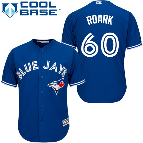 Blue Jays #60 Tanner Roark Blue New Cool Base Stitched Youth MLB Jersey