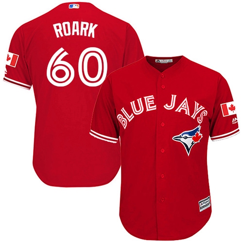 Blue Jays #60 Tanner Roark Red New Cool Base Stitched Youth MLB Jersey