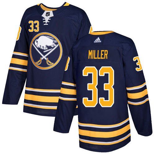 Adidas Sabres #33 Colin Miller Navy Blue Home Authentic Stitched Youth NHL Jersey