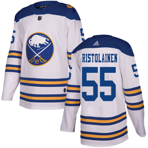 Adidas Sabres #55 Rasmus Ristolainen White Authentic 2018 Winter Classic Youth Stitched NHL Jersey