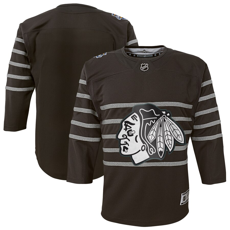 Youth Chicago Blackhawks Gray 2020 NHL All-Star Game Premier Jersey