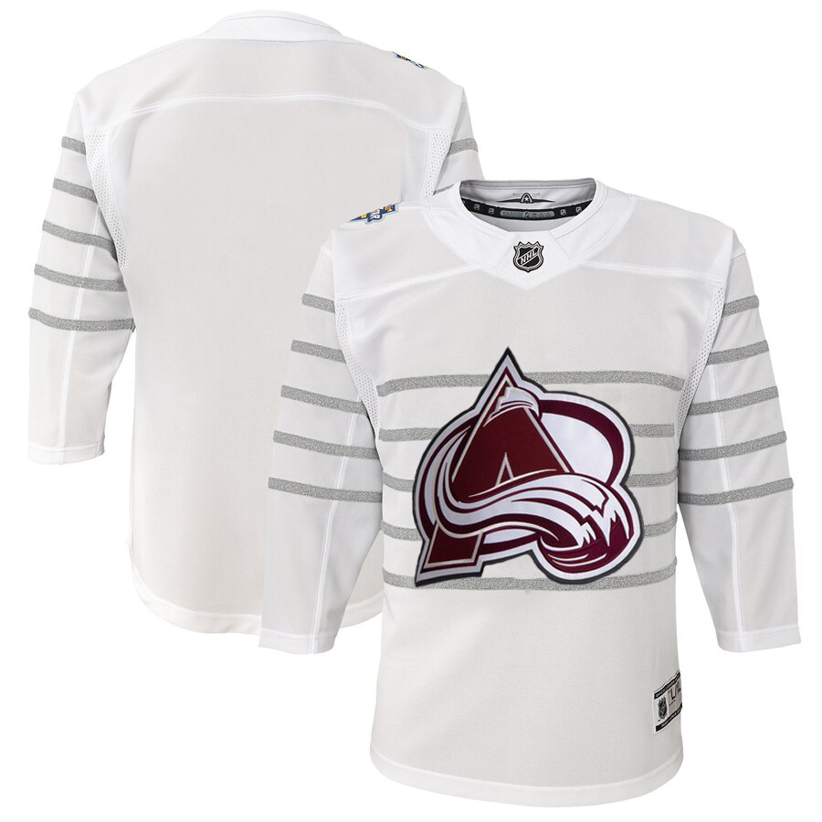 Youth Colorado Avalanche White 2020 NHL All-Star Game Premier Jersey