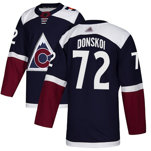 Adidas Avalanche #72 Joonas Donskoi Navy Alternate Authentic Stitched Youth NHL Jersey