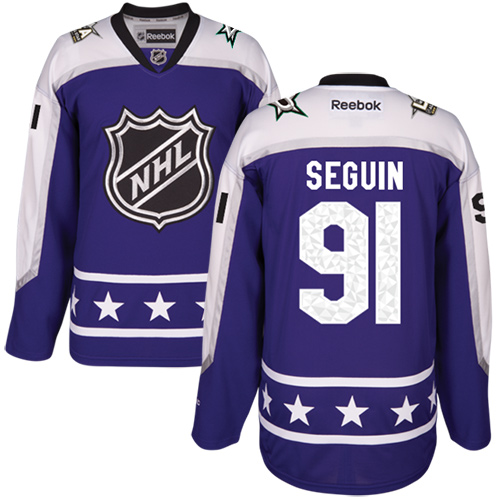 Stars #91 Tyler Seguin Purple 2017 All-Star Central Division Youth Stitched NHL Jersey