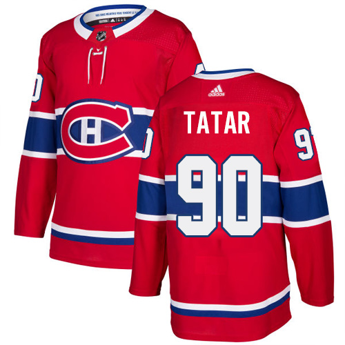 Adidas Canadiens #90 Tomas Tatar Red Home Authentic Stitched Youth NHL Jersey
