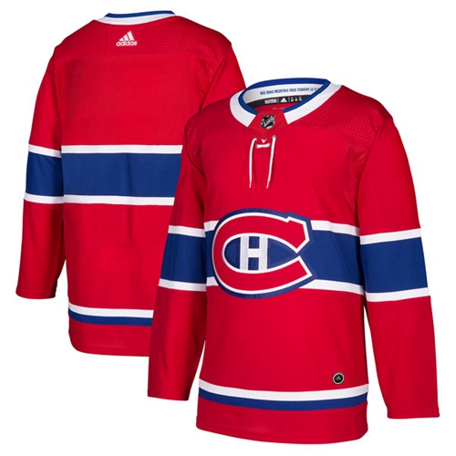 Adidas Canadiens Blank Red Home Authentic Stitched Youth NHL Jersey