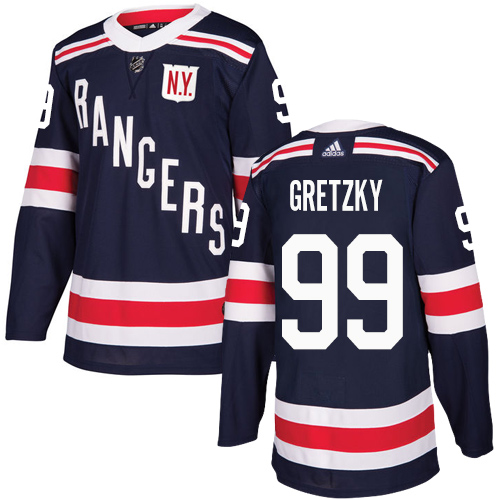 Adidas Rangers #99 Wayne Gretzky Navy Blue Authentic 2018 Winter Classic Stitched Youth NHL Jersey