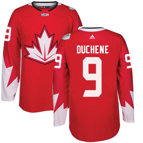 Team Canada #9 Matt Duchene Red 2016 World Cup Stitched Youth NHL Jersey