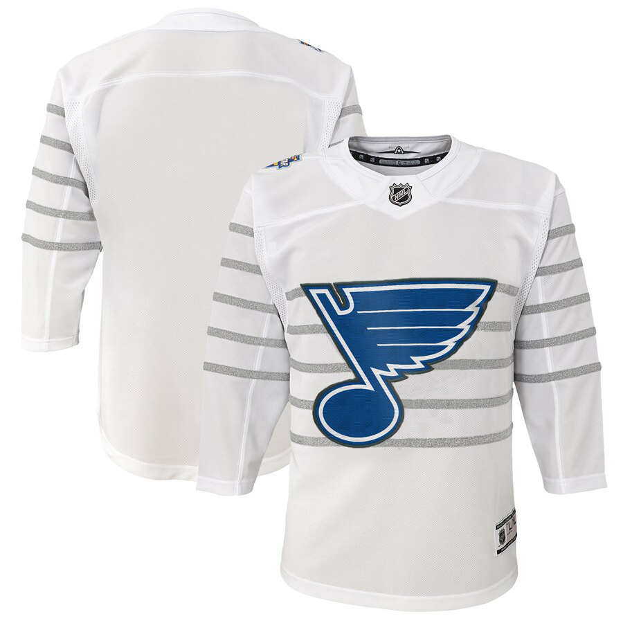 Youth St. Louis Blues White 2020 NHL All-Star Game Premier Jersey