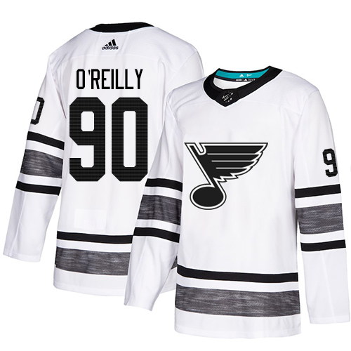 Adidas Blues #90 Ryan O'Reilly White Authentic 2019 All-Star Stitched Youth NHL Jersey