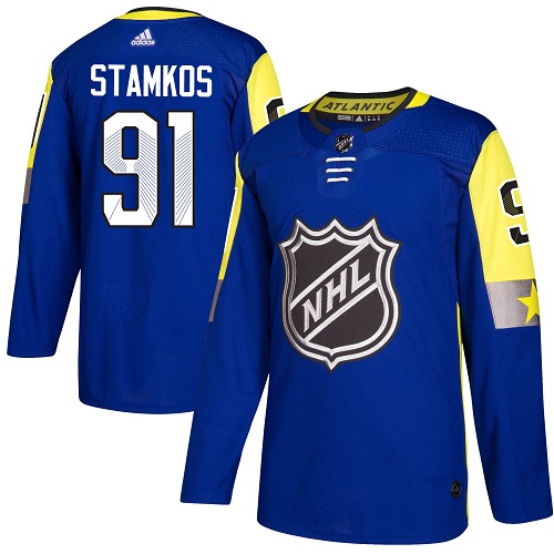 Adidas Lightning #91 Steven Stamkos Royal 2018 All-Star Atlantic Division Authentic Stitched Youth NHL Jersey